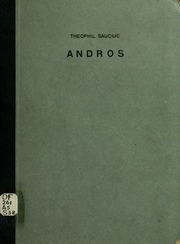 Andros; Untersuchungen Zur Geschichte Und Topographie Der Insel