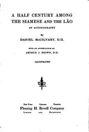 A half century among the Siamese and the Lāo : an autobiography