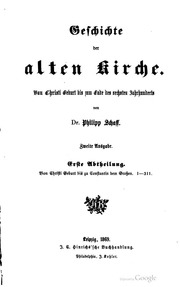 Geschichte Der Alten Kirche
