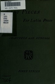 Easy English Pieces For Translation Into Latin Prose : Adopted For The Use Of Middle Forms In Schools, With Short Introductory Rules