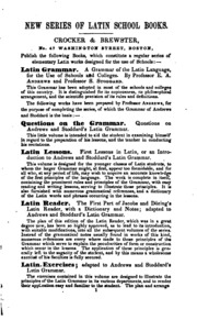 The First Part of Jacobs and Döring's Latin Reader: Adapted to Andrews and Stoddard's Latin Grammar