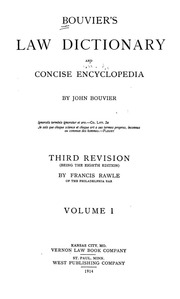 Bouvier's Law Dictionary And Concise Encyclopedia