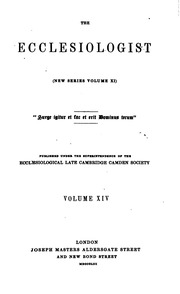 The Ecclesiologist / No. 64 (new Series No. 28)