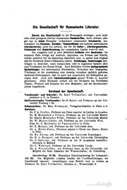 Gesellschaft für Romanische Literatur