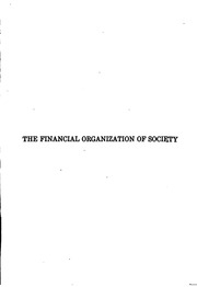 The Financial Organization Of Society