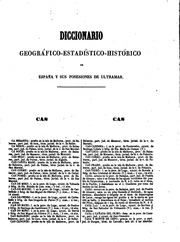 Diccionario geográfico-estadístico-histórico de España y sus posesiones de ultramar