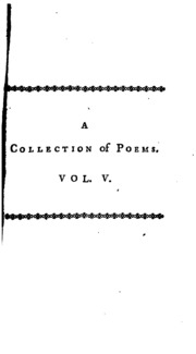 A Collection Of Poems In Six Volumes