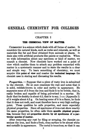 General Chemistry For Colleges