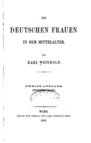 Die Deutschen Frauen In Dem Mittelalter