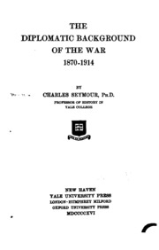 The Diplomatic Background Of The War, 1870-1914