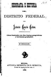 Geografia e historia del Distrito Federal