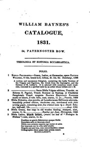 Bookseller's Catalogues