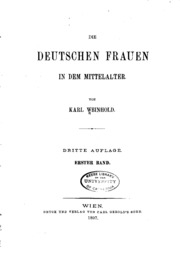Die Deutschen Frauen In Dem Mittelalter