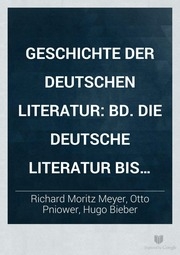 Geschichte Der Deutschen Literatur