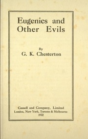 Eugenics And Other Evils