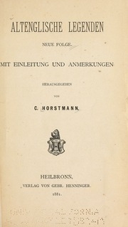 Altenglische Legenden