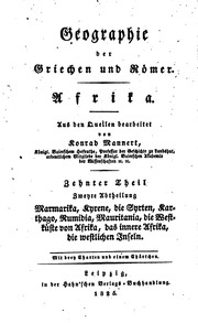 Geographie Der Griechen And Romer;