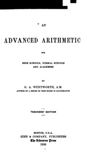 An Advanced Arithmetic