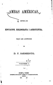 Ambas Américas : revista de educación, bibliografía i agricultura