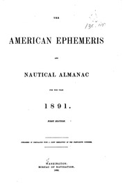 The American Ephemeris And Nautical Almanac. (1855-1980)