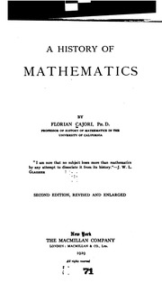 A History Of Mathematics