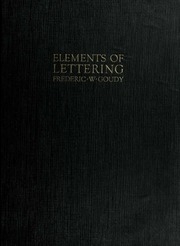 Elements Of Lettering