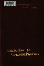 An Introduction To Comparative Psychology