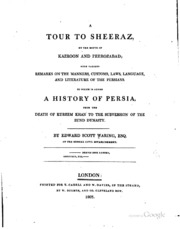 A Tour To Sheeraz