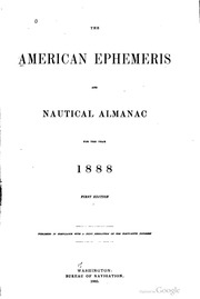 The American Ephemeris And Nautical Almanac. (1855-1980)