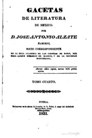 Gacetas de literatura de México, Volume 4