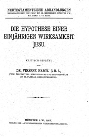 Die Hypothese einer einjährigen Wirksamkeit Jesu