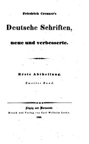Deutsche Schriften, Neue Und Verb