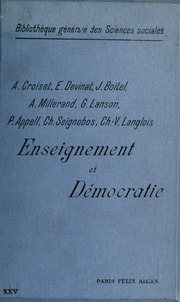 Enseignement et démocratie