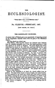 The Ecclesiologist