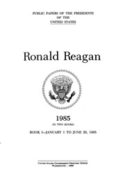 Ronald Reagan [electronic Resource] : 1985 (in Two Books)