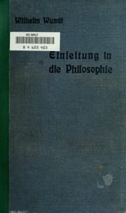 Einleitung in die Philosophie