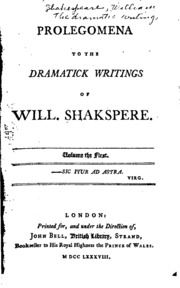 The Dramatick Writings Of Will. Shakspere,: With The Notes Of All The Various Commentators ...