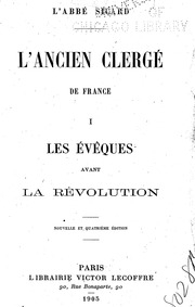 L'ancien clergé de France