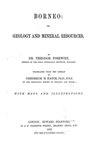 Borneo: Its Geology And Mineral Resources