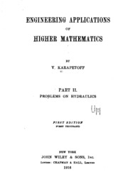 Engineering Applications Of Higher Mathematics