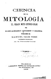 Ciencia de la mitología, el gran mito chtónico-solar
