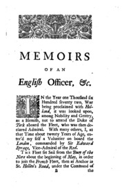The memoirs of cap. george carleton, an english officer, who served in the two last wars against france and spain