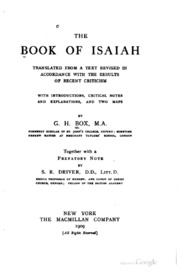 The Book Of Isaiah