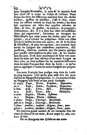 Dictionaire de rimes : dans un nouvel ordre, où se trouvent : I. Les mots & le genre des mots : II. Un abregé de la versification : III. Des remarques sur le nombre des syllabes de quelques mots difficiles