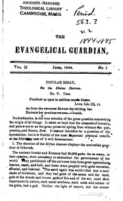 The Evangelical Guardian