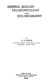 General Biology Palaeontology And Zoo Geography