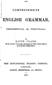 The Comprehensive English Grammar