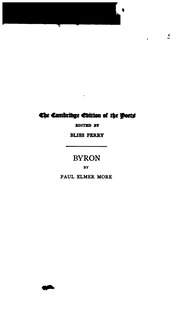 The Complete Poetical Works Of Lord Byron
