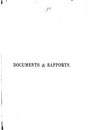 Documents Et Rapports