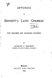 A Latin Grammar